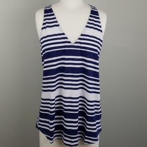 Lilly Pulitzer | Navy & White Halter Top | Sz S